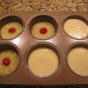 Mini Pineapple Upside Down Cakes Recipe