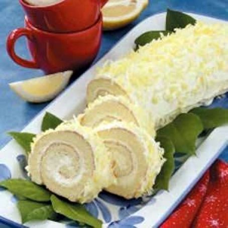 Luscious Lemon Cake Roll