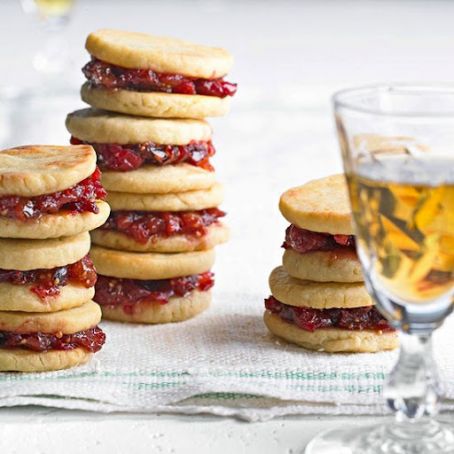 Fruit-and-cheese cocktail cookies from Better Homes and Gardens Magazine, December 2012 (page 170) by Nancy Baggett