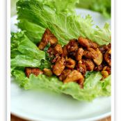 Cashew Chicken Lettuce Wraps