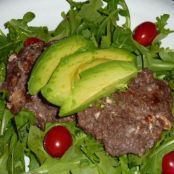 Feta & Green Onion Buffalo Burgers