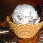 Cookie and cream ice cream