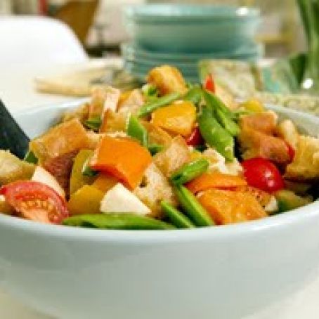 Smoky Panzanella with Market Vegetables
