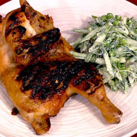 Michael Symon's Grilled Chicken with Spring Salad