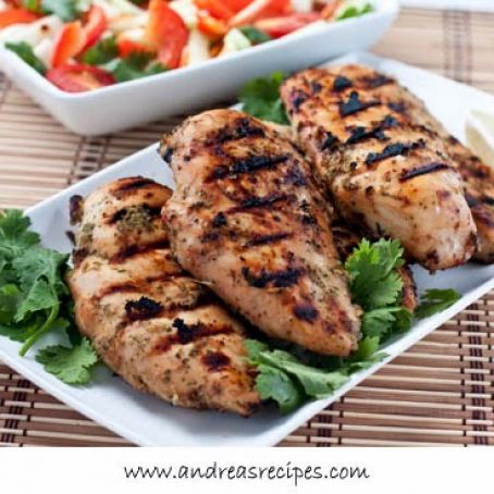 THAI GRILLED CHICKEN WITH COCONUT MILK MARINADE