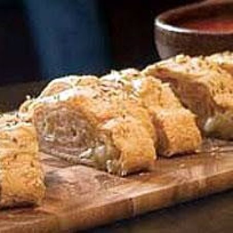 Pizza Roll-Ups with Dipping Sauce