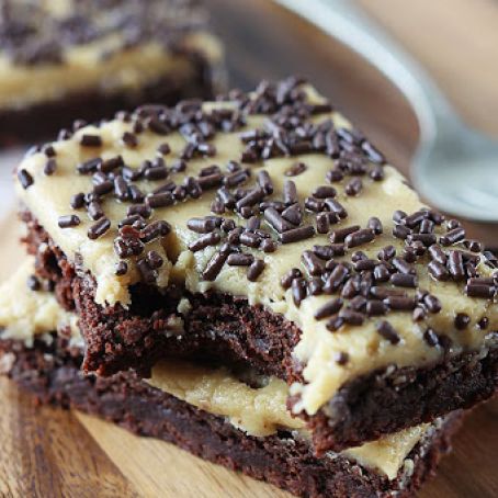 Peanut Butter Frosted Brownies Recipe