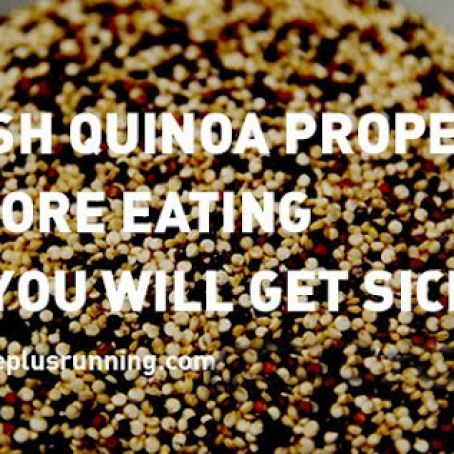 Wash Quinoa
