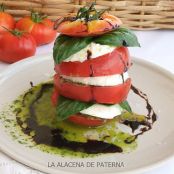 ENSALADA CAPRESE CON VINAGRETA DE MODENA