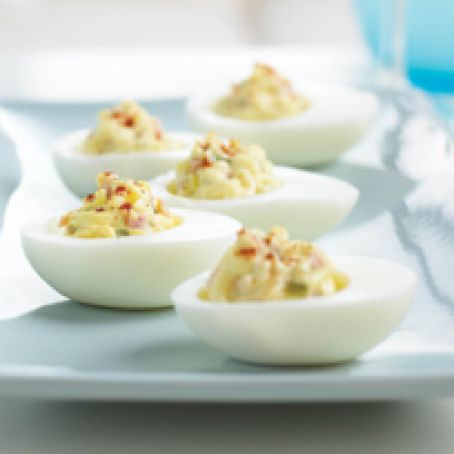 Deviled Eggs, Sweet Pickle and Horseradish
