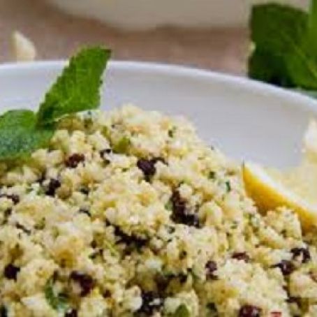 Curried Couscous with Cauliflower