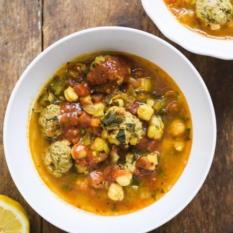 Libyan Beef and Chickpea Soup
