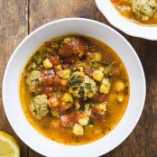 Libyan Beef and Chickpea Soup
