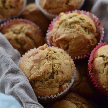 Whole-Wheat Banana Nut Muffins