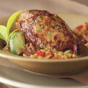 Cuban-Spiced Chicken Thighs with Chorizo and Rice