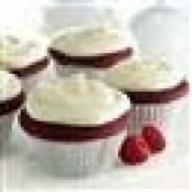 Red Velvet Cupcakes With Candy Cane Sprinkles