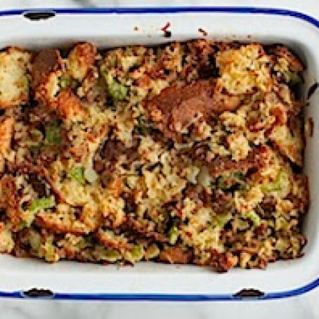 Old-Fashioned Sausage Bread Stuffing