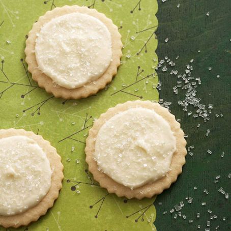 Eggnog-Frosted Nutmeg Sugar Cookies