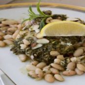 Baked White Fish in Parsley Sauce