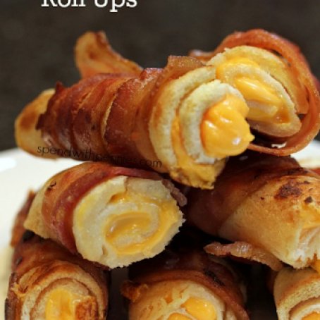 Crispy Bacon Grilled Cheese Roll Ups