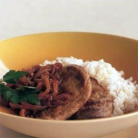 Pork Medallions in Caribbean Nut Sauce
