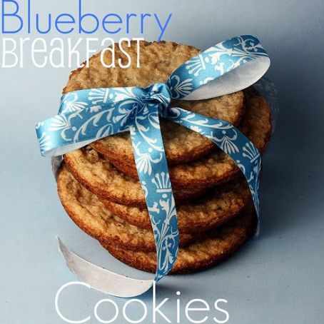 Blueberry Breakfast Cookies