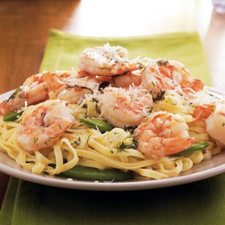 Meals (Dill Shrimp 'n Sugar Peas with Linguine)