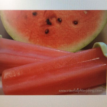 Dessert: Watermelon-Lime Ice Pop