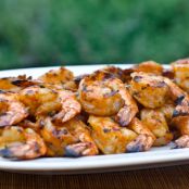 Grilled Shrimp Skewers with Tomato, Garlic & Herbs