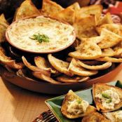 Cheese Dip with Pita Chips