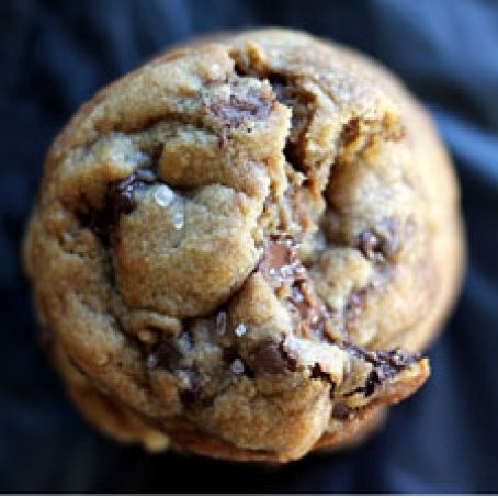 Cookies -  Nutella-Stuffed Brown Butter + Sea Salt Chocolate Chip Cookies