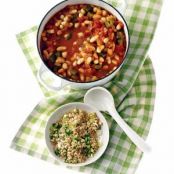 White Bean Chili With Jalapeño Bulgur