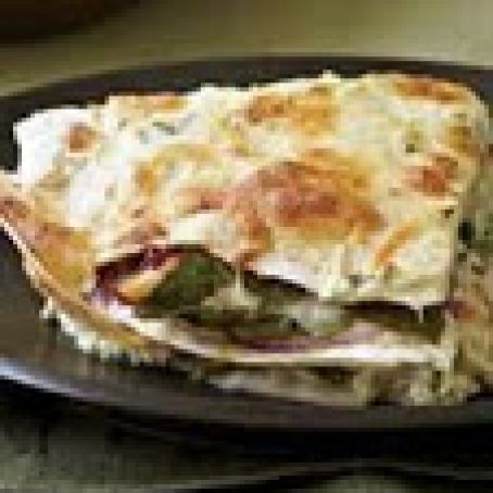 Chicken-and-Spinach Tortilla Bake
