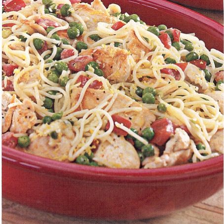 Lemon Chicken spaghetti
