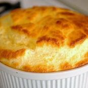 Perfect Shrimp Souffle with Shrimp and Wine Sauce