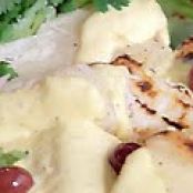 Grilled Yucca with Huancaina Sauce