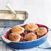 Triple Berry Cobbler