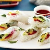 Vegetable Summer Rolls with Chile-Lime Dipping Sauce