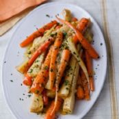 Orange-Braised Carrots & Parsnips