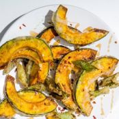 Kabocha Squash And Scallion Tempura