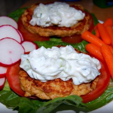 Parmesan Tuna Patties (low fat, low carb)
