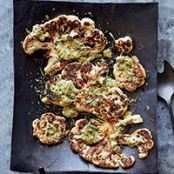Cauliflower Steaks with Herb Salsa Verde