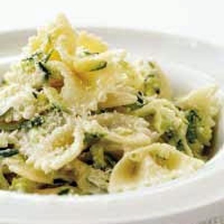 Farfalle with Yogurt and Zucchini