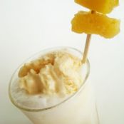 Pineapple Ice Cream Float