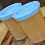Homemade Chicken Stock in the Crock Pot