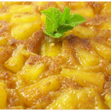 Vanilla Pineapple Upside Down Cake