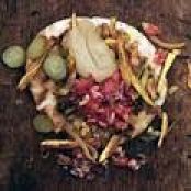 Turkey Shawarma with Tomato Relish and Tahini Sauce