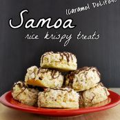 Samoa Rice Krispy Treats