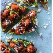 BBQ Shrimp and Lime Avocado Toast