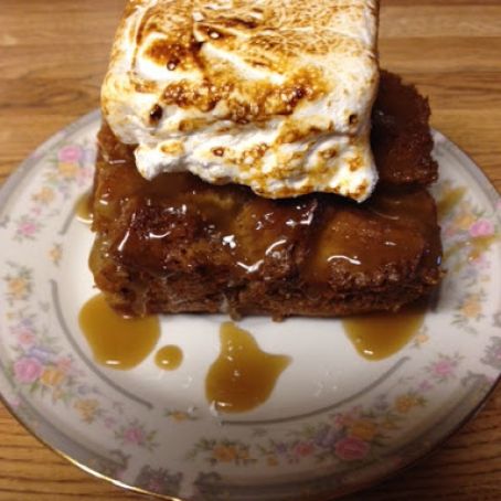 Pecan, Bourbon, and Butterscotch Bread Pudding